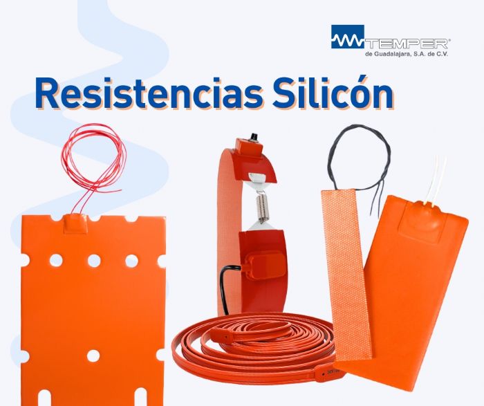Resistencias eléctricas de silicón
